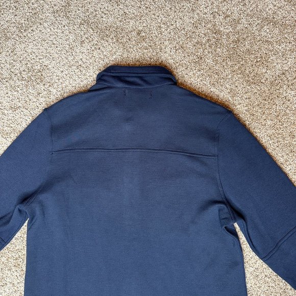 Jeff Button Front Shirt Dark Navy‎ Men's S - Picture 6 of 7